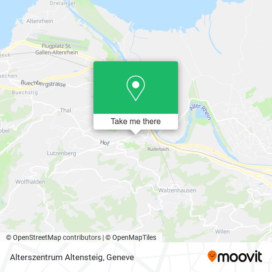 Alterszentrum Altensteig map