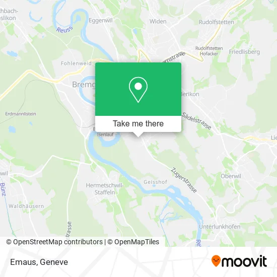 Emaus map