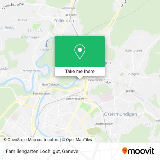 Familiengärten Löchligut map