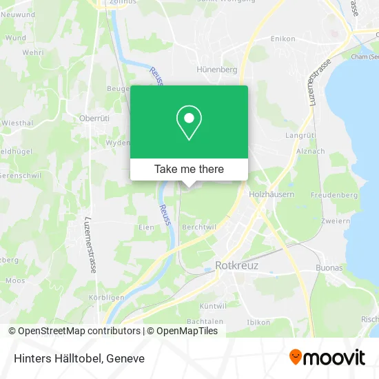 Hinters Hälltobel map