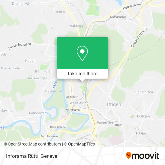 Inforama Rütti map