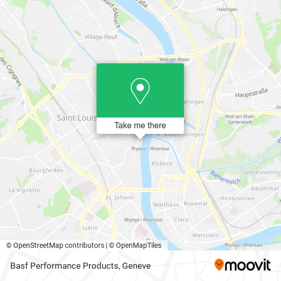 Basf Performance Products map