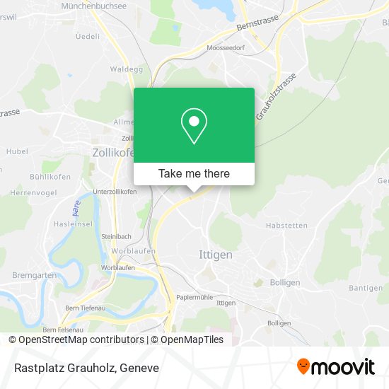 Rastplatz Grauholz map
