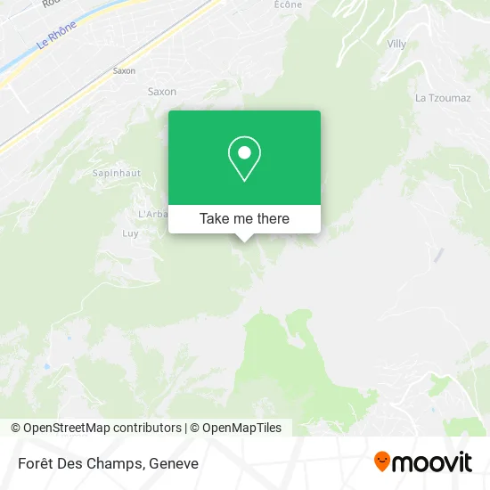 Forêt Des Champs map