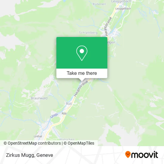Zirkus Mugg map