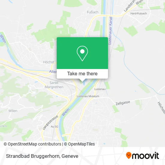 Strandbad Bruggerhorn map