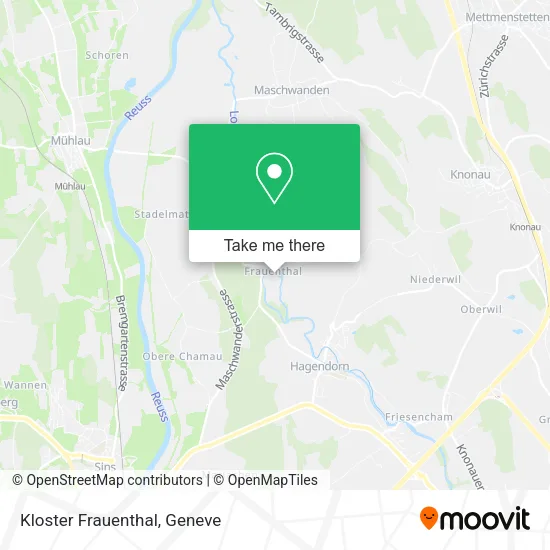 Kloster Frauenthal map