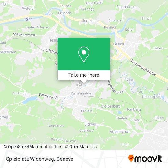 Spielplatz Widenweg map