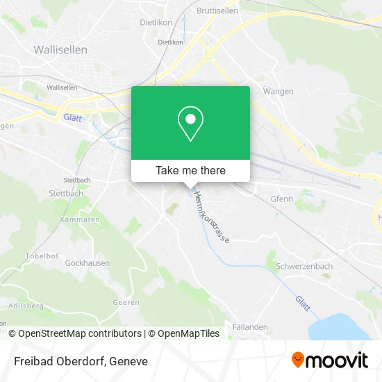 Freibad Oberdorf map