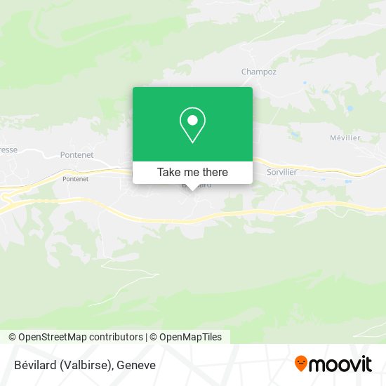 Bévilard (Valbirse) map