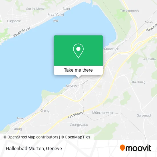 Hallenbad Murten map