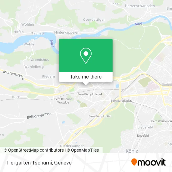 Tiergarten Tscharni map