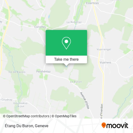Étang Du Buron map