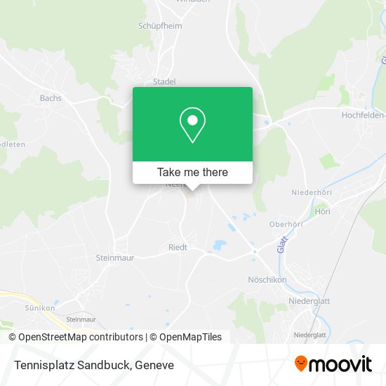 Tennisplatz Sandbuck map