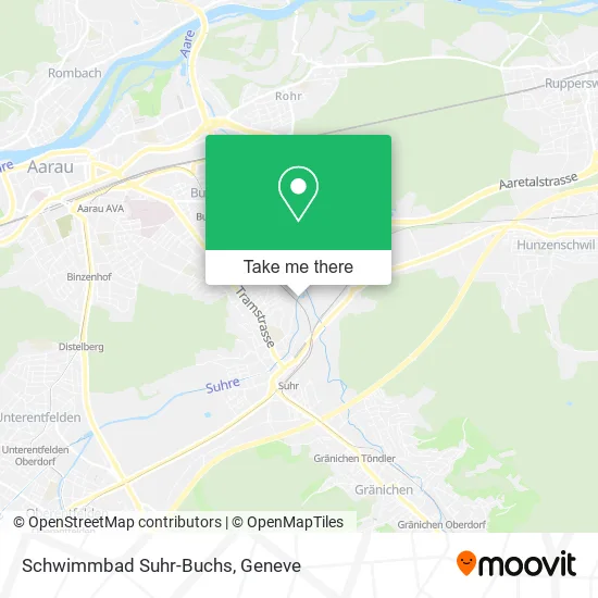 Schwimmbad Suhr-Buchs map
