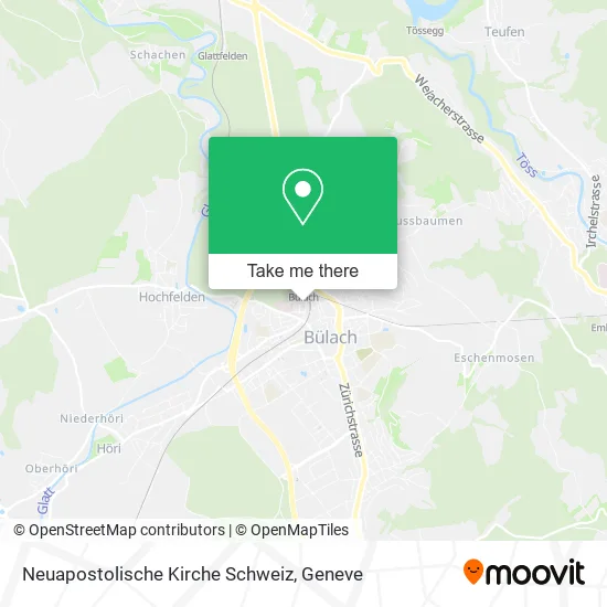 Neuapostolische Kirche Schweiz map