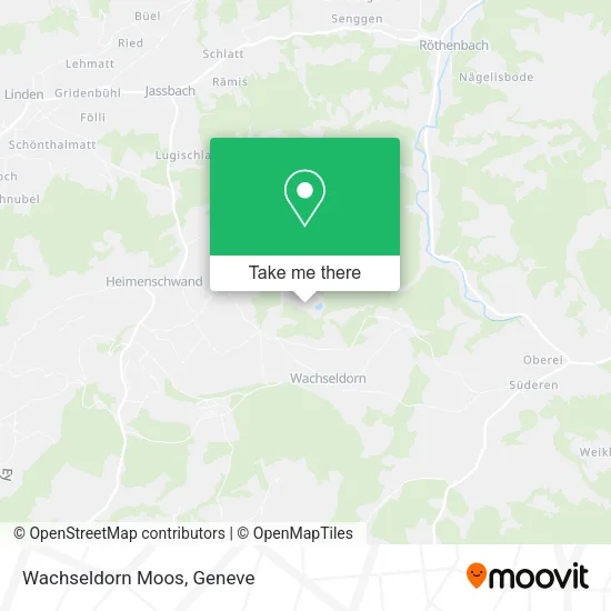 Wachseldorn Moos map