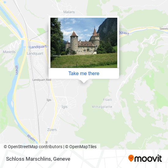 Schloss Marschlins map