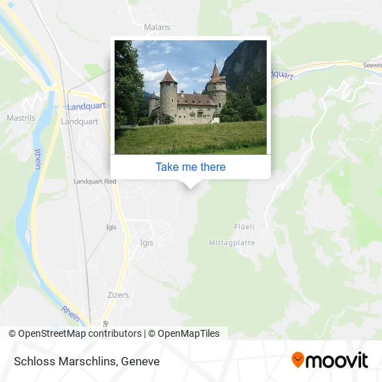 Schloss Marschlins map