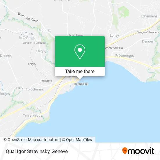 Quai Igor Stravinsky map