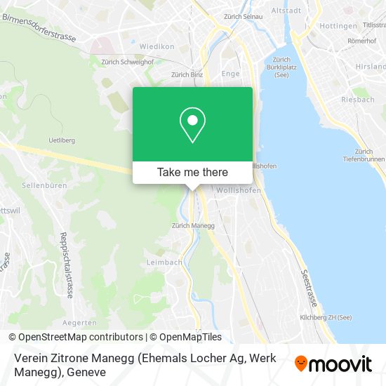 Verein Zitrone Manegg (Ehemals Locher Ag, Werk Manegg) map