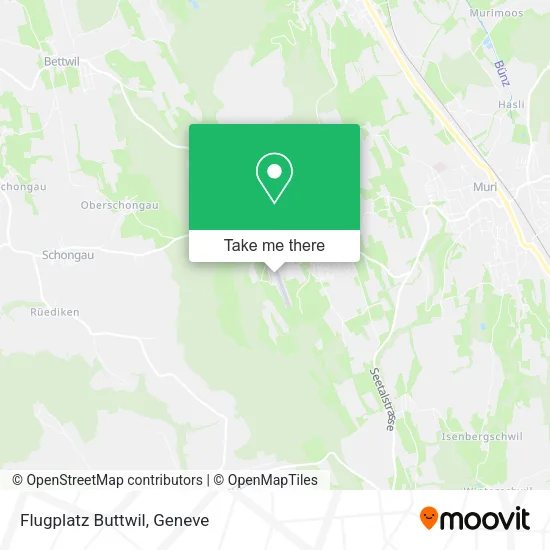 Flugplatz Buttwil map