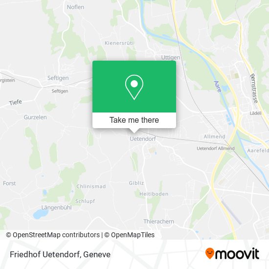 Friedhof Uetendorf map