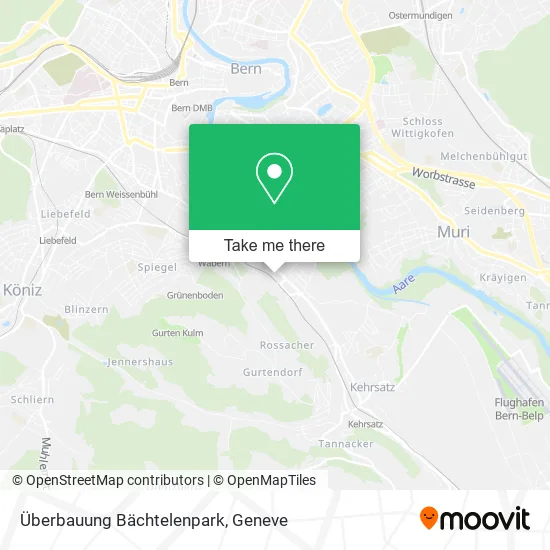 Überbauung Bächtelenpark map