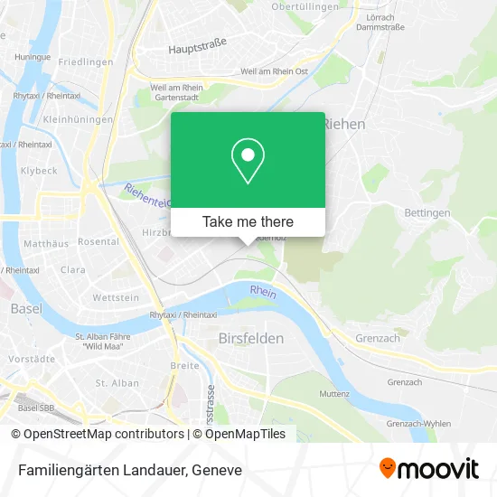 Familiengärten Landauer plan