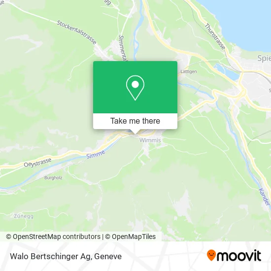 Walo Bertschinger Ag map