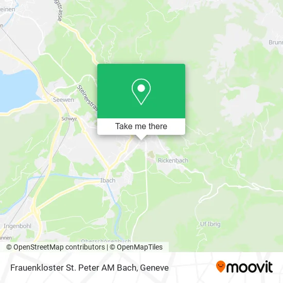 Frauenkloster St. Peter AM Bach map