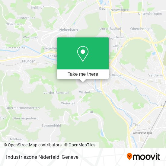 Industriezone Niderfeld map