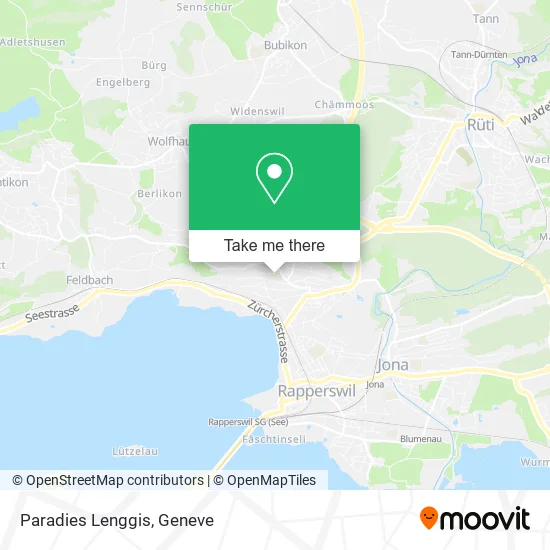 Paradies Lenggis map