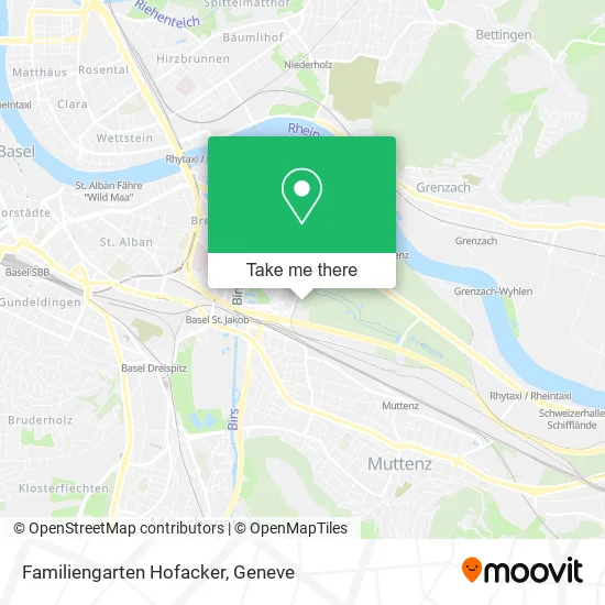 Familiengarten Hofacker map