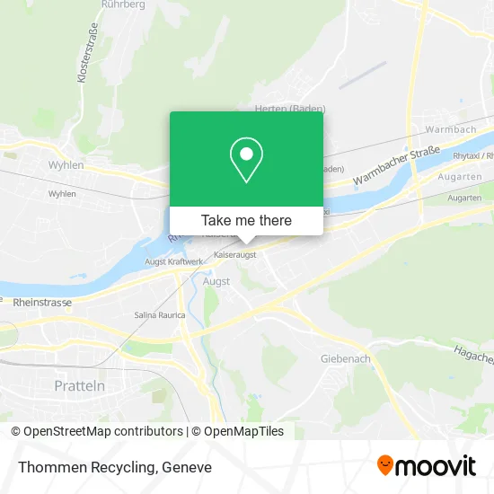 Thommen Recycling map