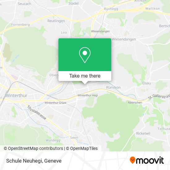 Schule Neuhegi map