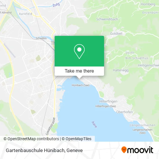 Gartenbauschule Hünibach map