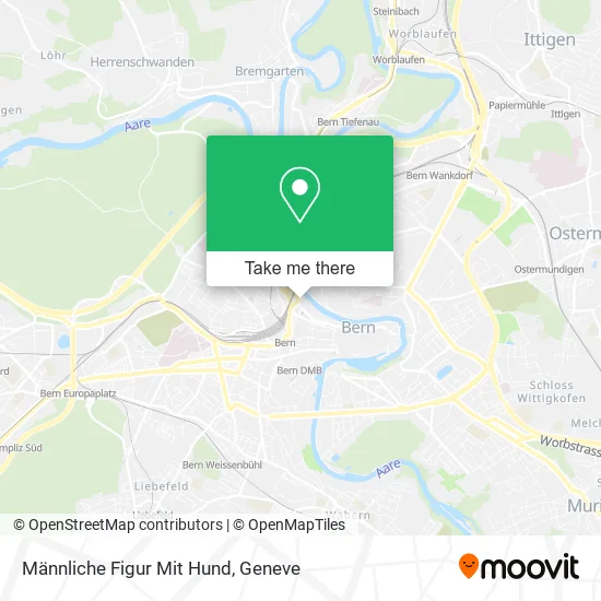 Männliche Figur Mit Hund map