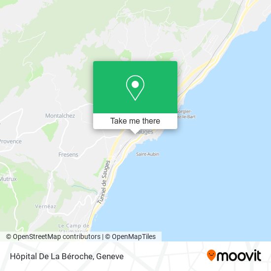 Hôpital De La Béroche map