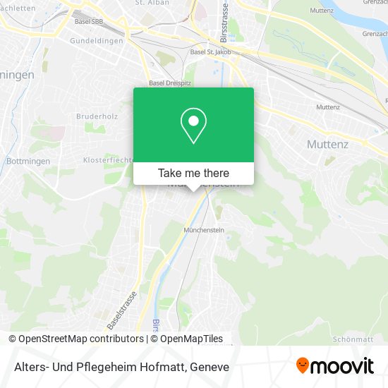 Alters- Und Pflegeheim Hofmatt map