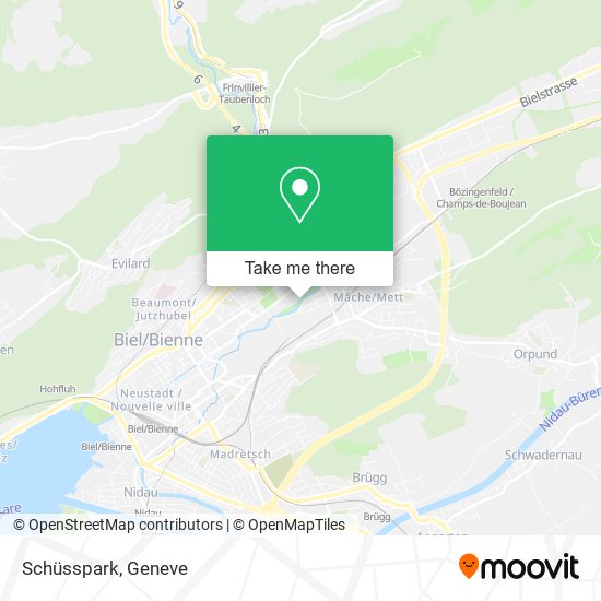 Schüsspark map