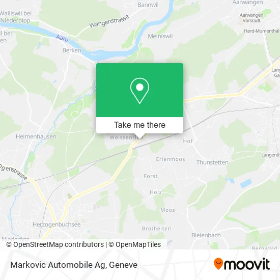 Markovic Automobile Ag map