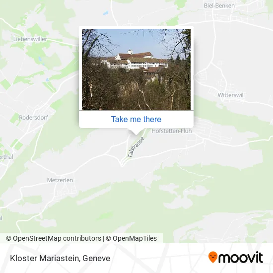 Kloster Mariastein map