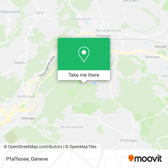 Pfaffesee map