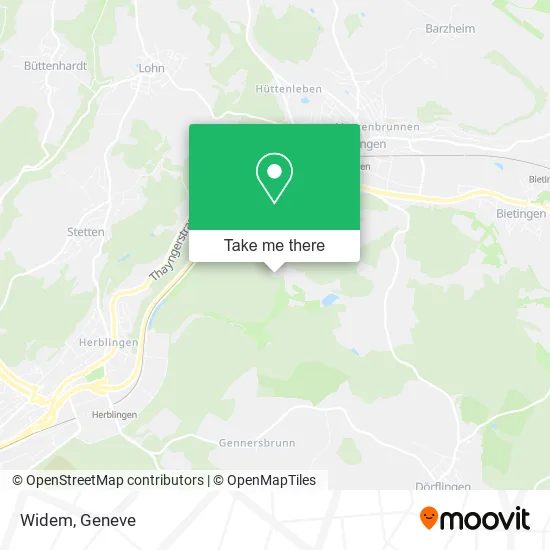 Widem map