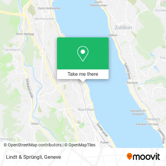 Lindt & Sprüngli map