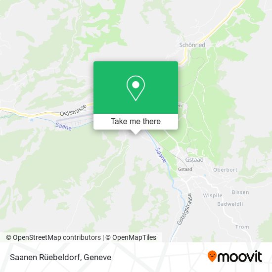 Saanen Rüebeldorf map
