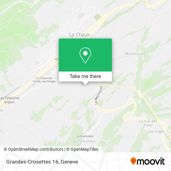 Grandes-Crosettes 16 map