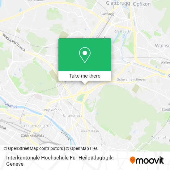Interkantonale Hochschule Für Heilpädagogik plan
