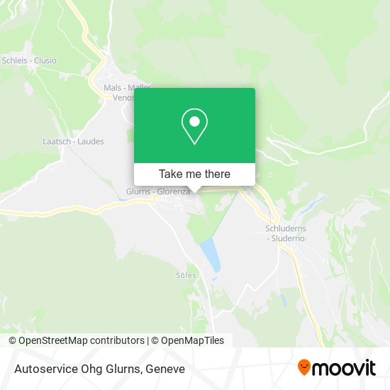 Autoservice Ohg Glurns map